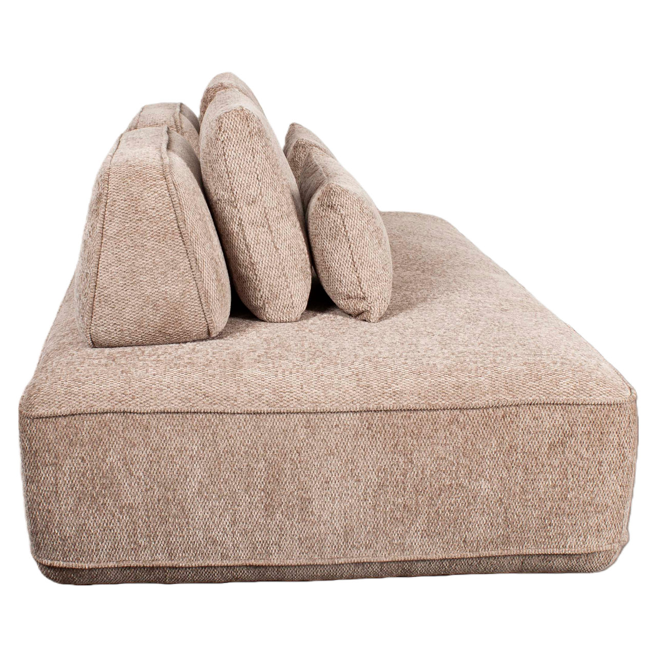 Bank Tudor mocca boldweave 2,5-seater movable backrest - Afbeelding 3