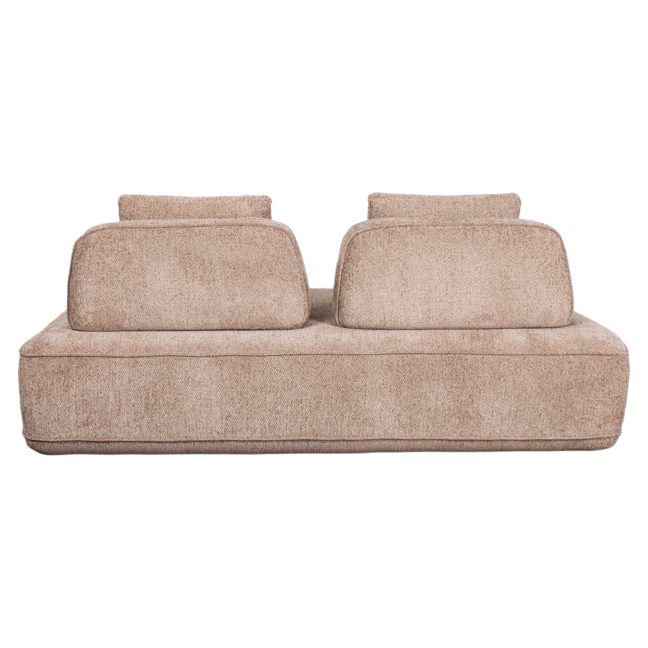 Bank Tudor mocca boldweave 2,5-seater movable backrest - Afbeelding 4