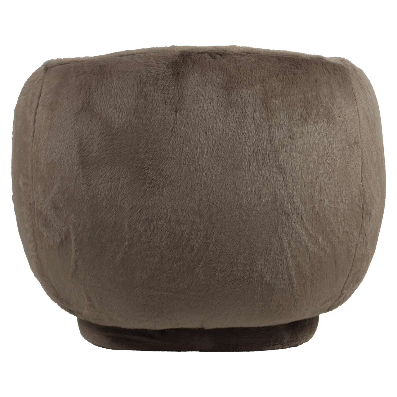 Lounge stoel Negreslo brown fluffy swivel - Afbeelding 5