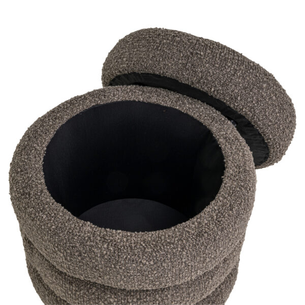 Poef & Voetenbank Adele brown chunky