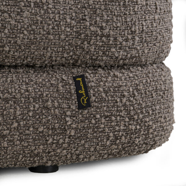 Poef & Voetenbank Camille brown chunky