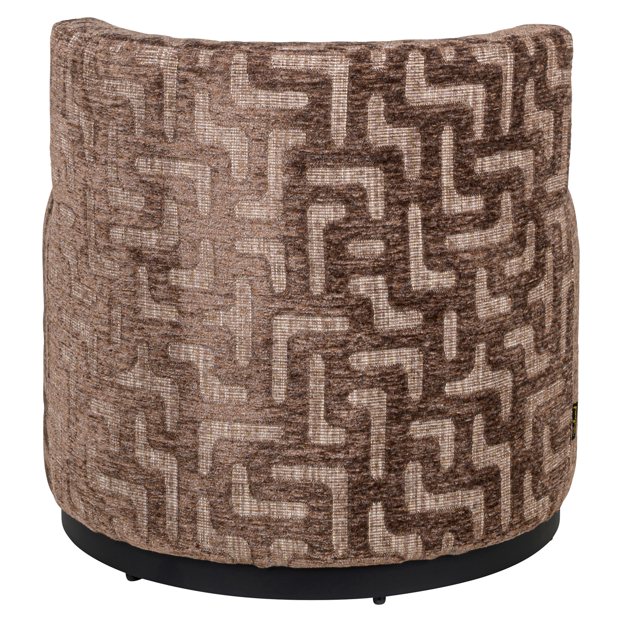 Lounge stoel Franny brown labyrinth - Afbeelding 5