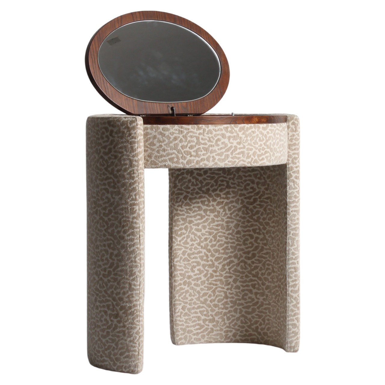 Bureau Roxenne beige leopard dressing table - Afbeelding 2