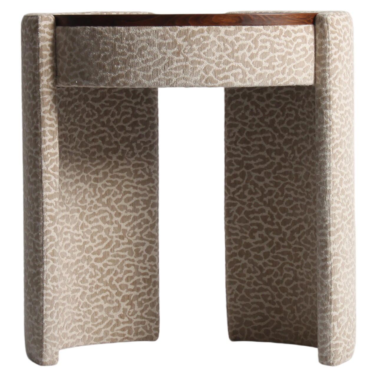 Bureau Roxenne beige leopard dressing table - Afbeelding 5