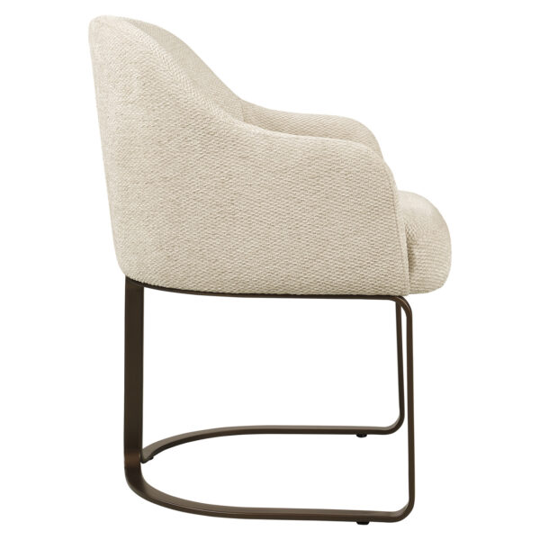 Eetkamerstoel Hadley natural boldweave fire retardant