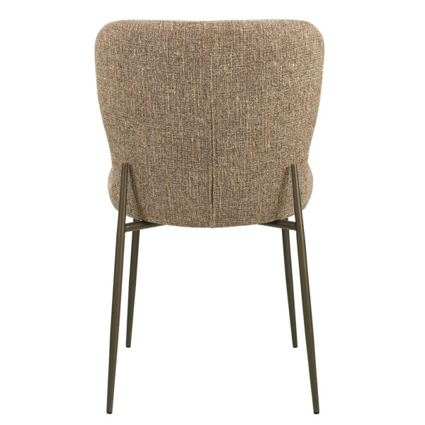 Eetkamerstoel Odarby brown tweed fire retardant (Set of 2)