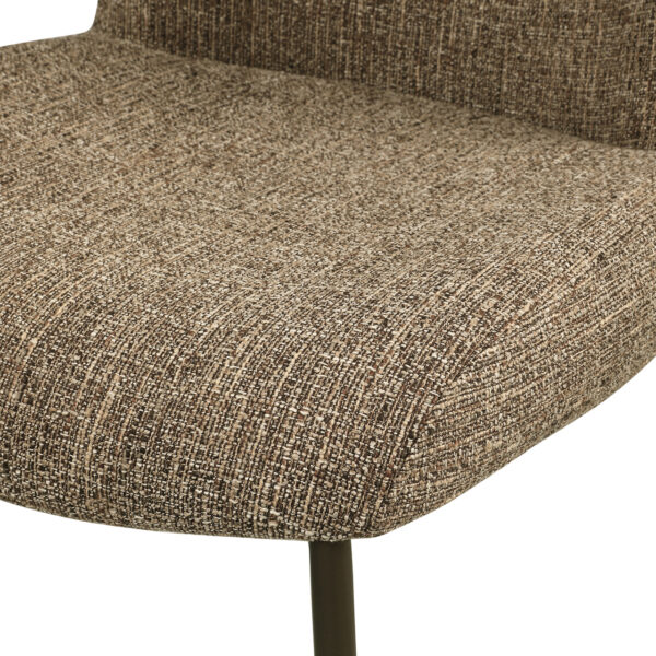 Eetkamerstoel Odarby brown tweed fire retardant (Set of 2)