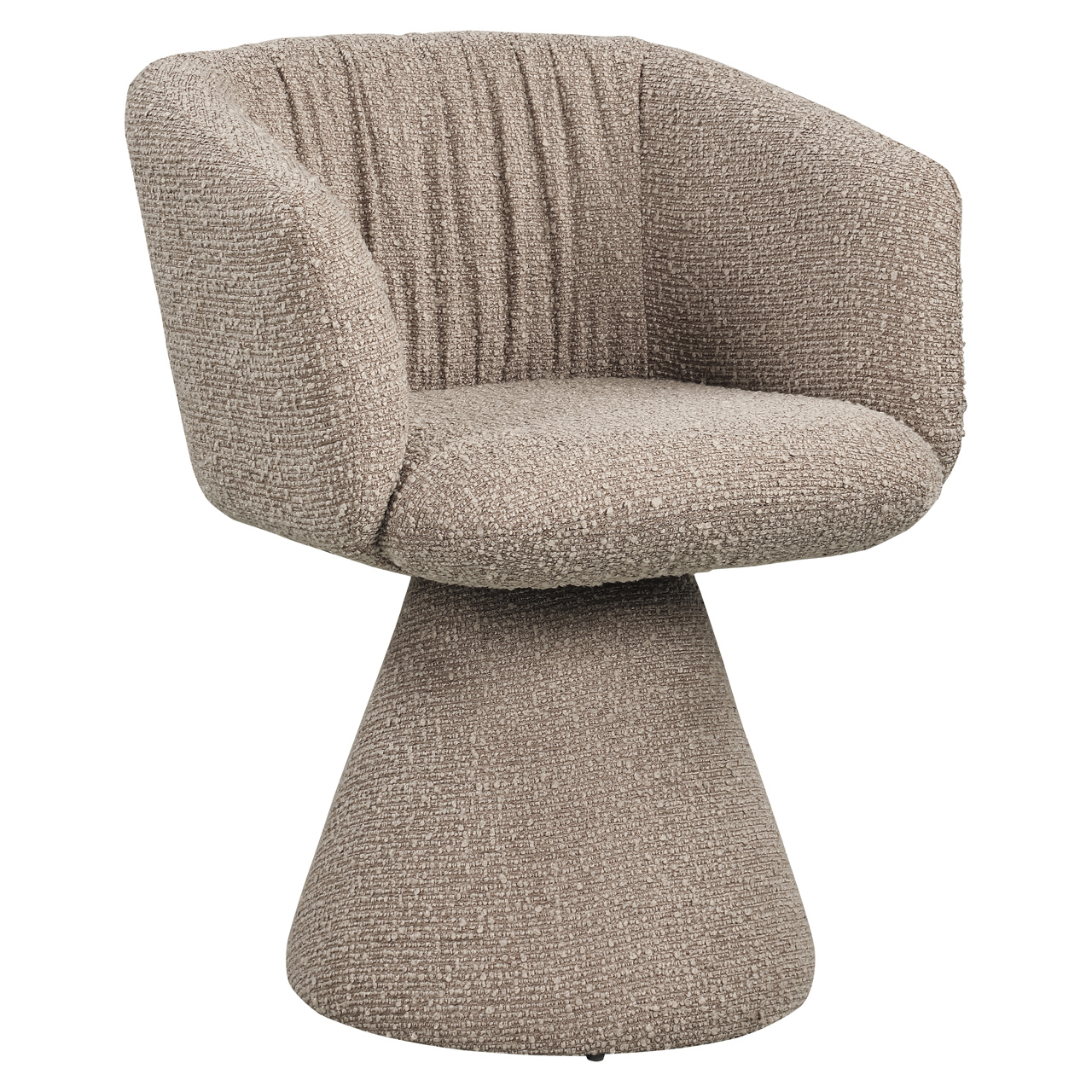 Eetkamerstoel Madeline mocca chunky swivel - Afbeelding 2
