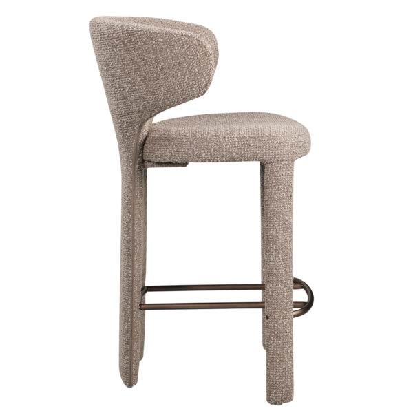 Counterstoel Viola mocca chunky