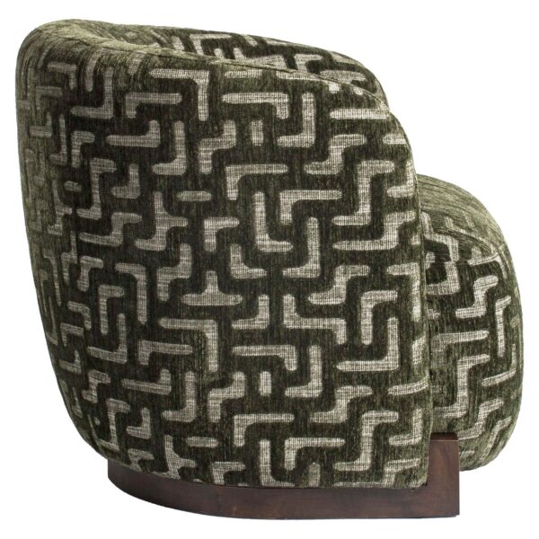Lounge stoel Hannah moss labyrinth fire retardant