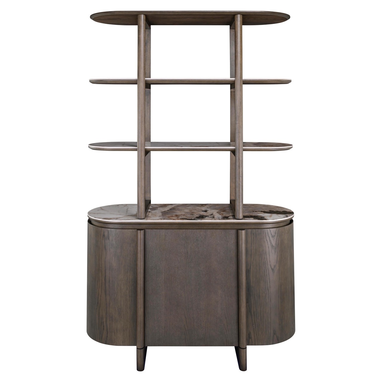 Wandkast Langford brown - Afbeelding 2