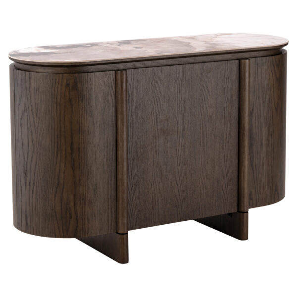 Dressoir Langford brown 3-doors