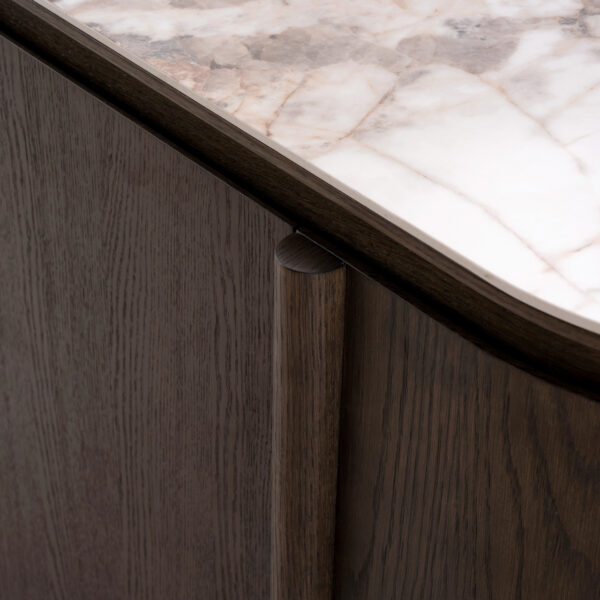 Dressoir Langford brown 3-doors