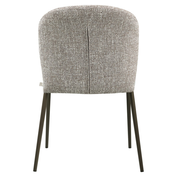 Eetkamerstoel Stacker  earth tweed fire retardant (Set of 2)