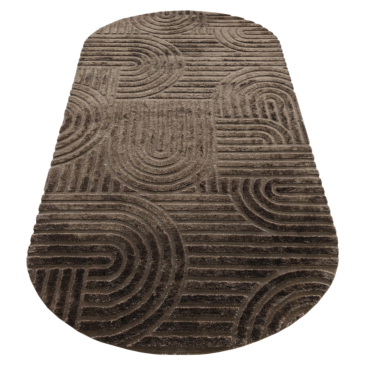 Vloerkleed Liff dark brown 200x350 - Afbeelding 2