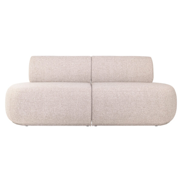 Eetkamer bank Sorrobon cayenne brown straight (Set of 2)