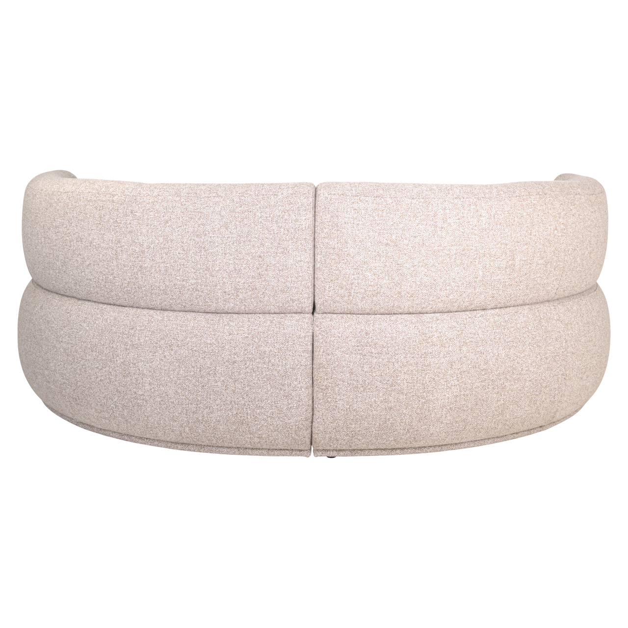 Eetkamer bank Sorrobon cayenne brown round (Set of 2) - Afbeelding 4