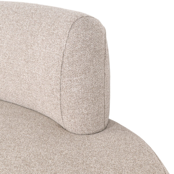 Eetkamer bank Sorrobon cayenne brown round (Set of 2)