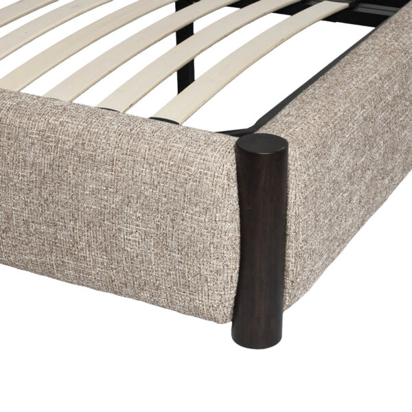 Bed Citadel sand tweed 160x200 (mattress size (excl.))