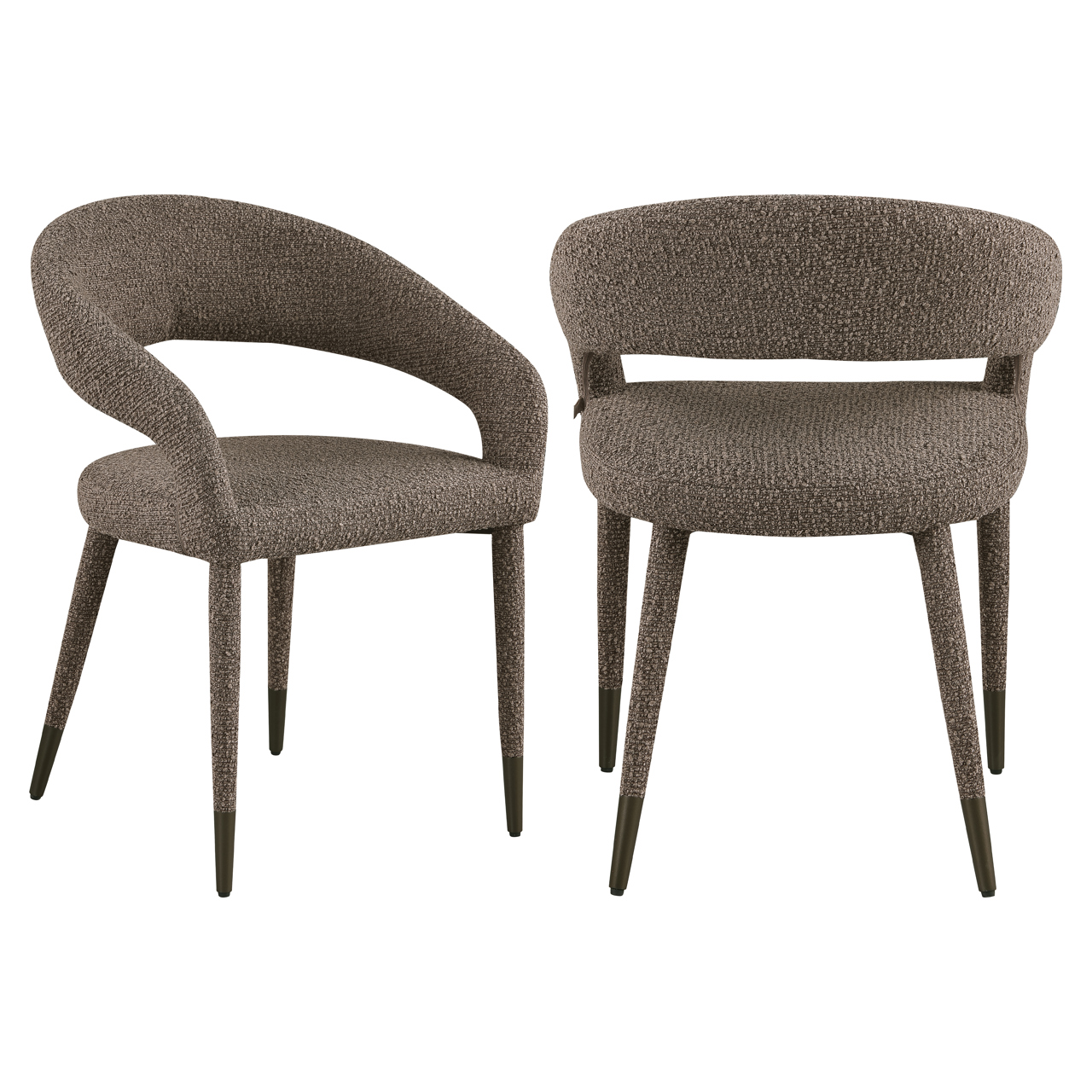 Eetkamerstoel Gia brown chunky