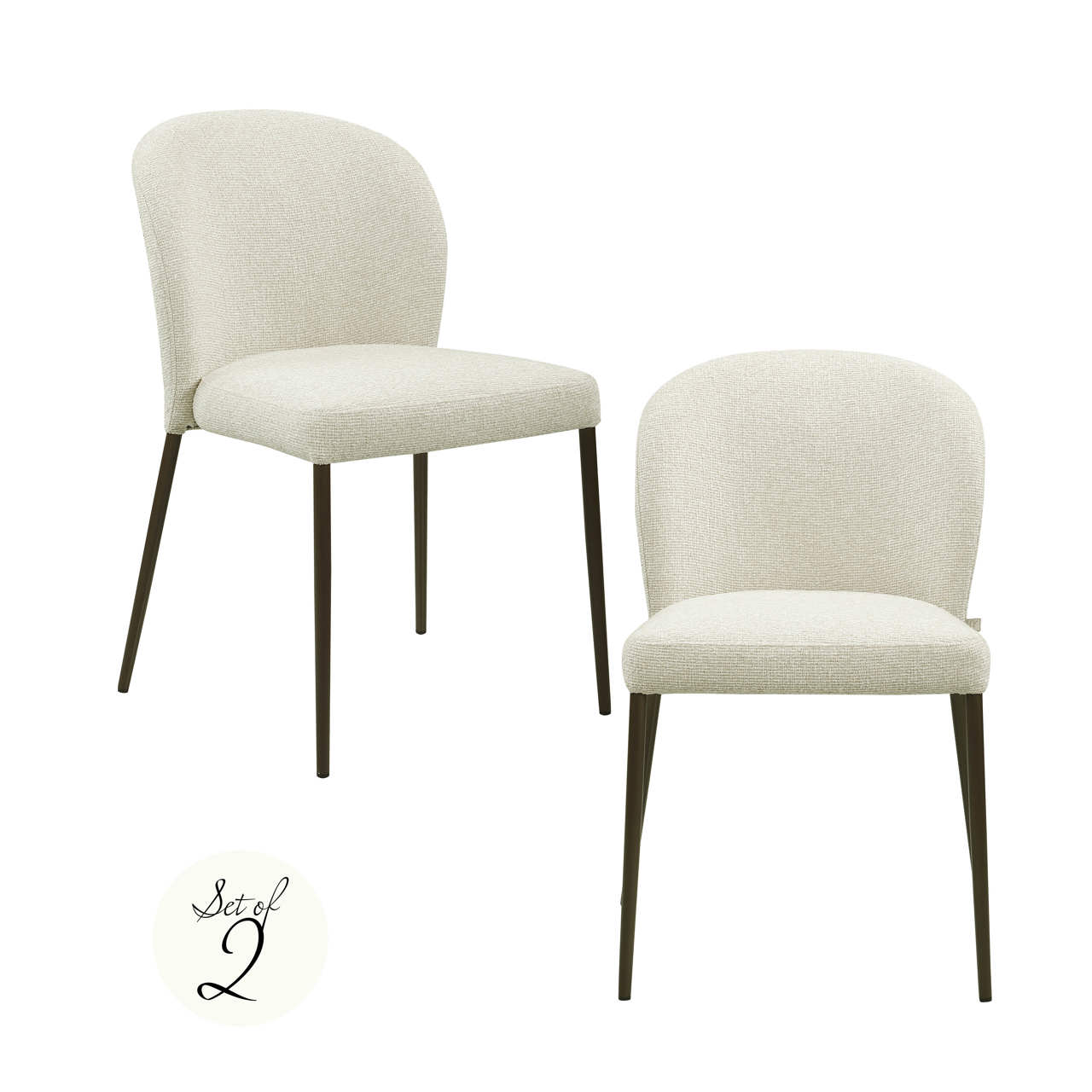 Eetkamerstoel Stacker  biscotti fire retardant (Set of 2)