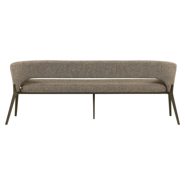 Eetkamer bank Kenzi brown tweed