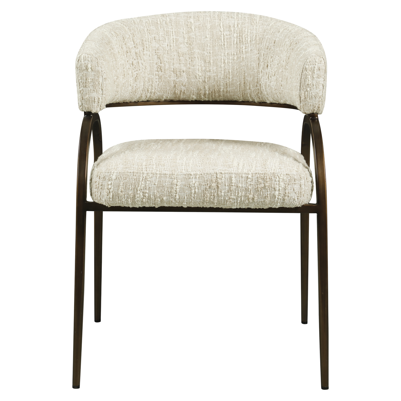Eetkamerstoel Charda beige angora - Afbeelding 3
