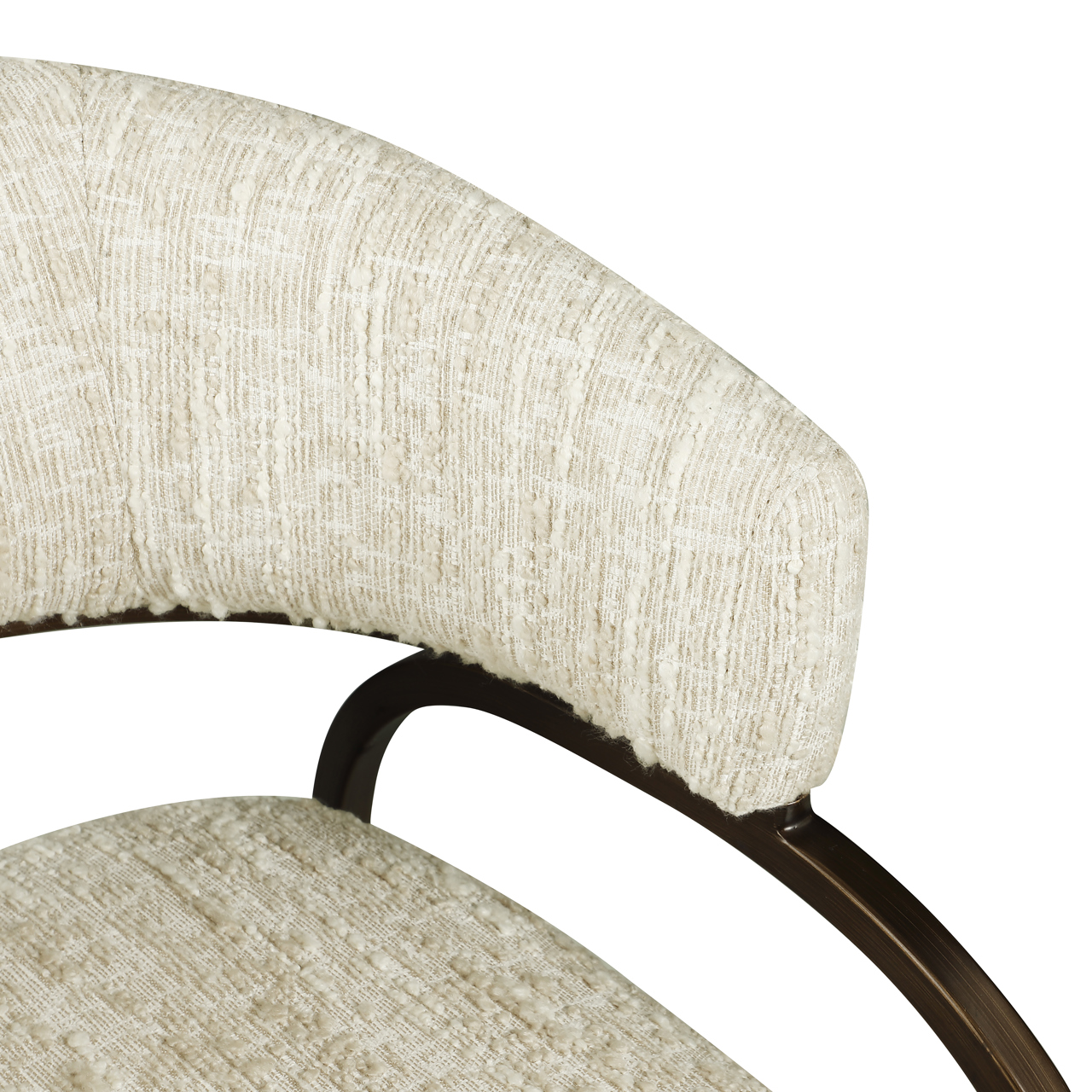 Eetkamerstoel Charda beige angora - Afbeelding 6