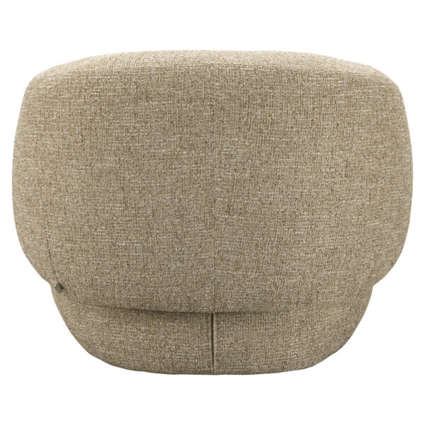 Lounge stoel Milano sand tweed fire retardant