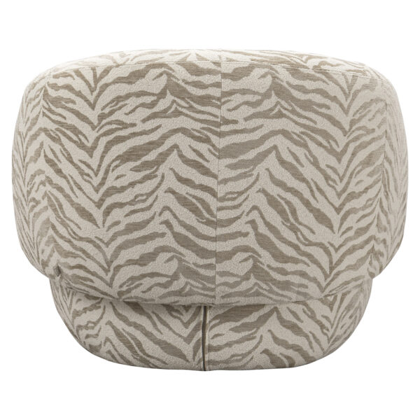 Lounge stoel Milano beige tiger