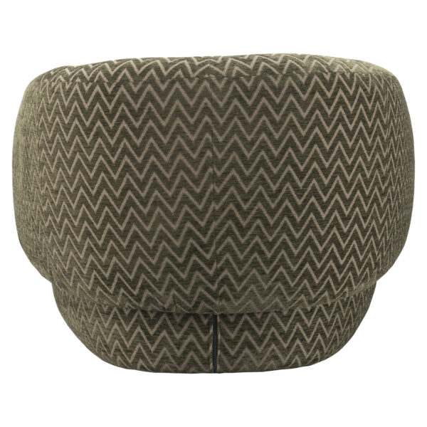 Lounge stoel Milano moss chevron