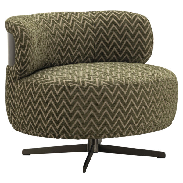 Lounge stoel Lauren moss chevron