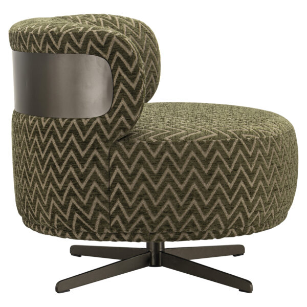 Lounge stoel Lauren moss chevron