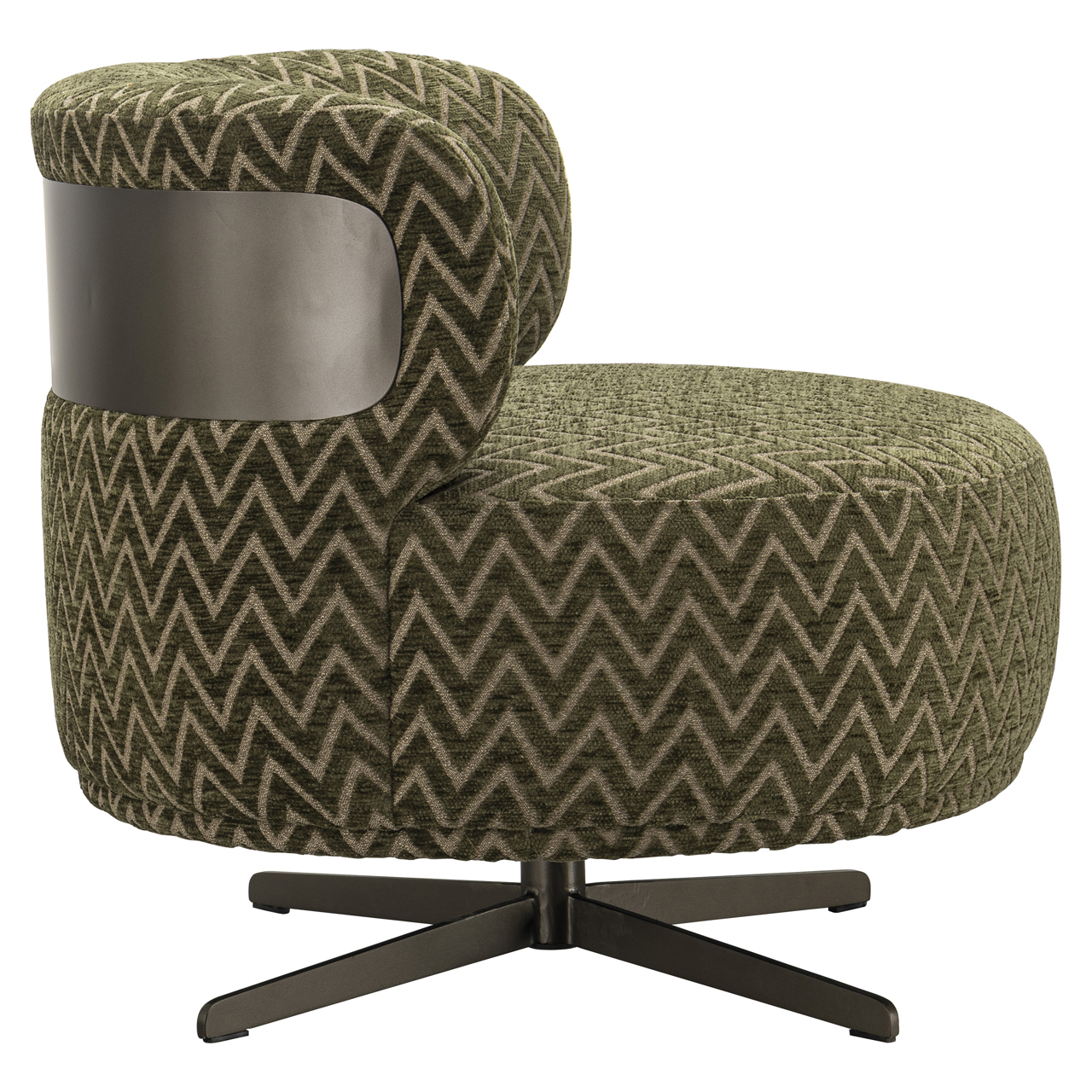 Lounge stoel Lauren moss chevron - Afbeelding 4