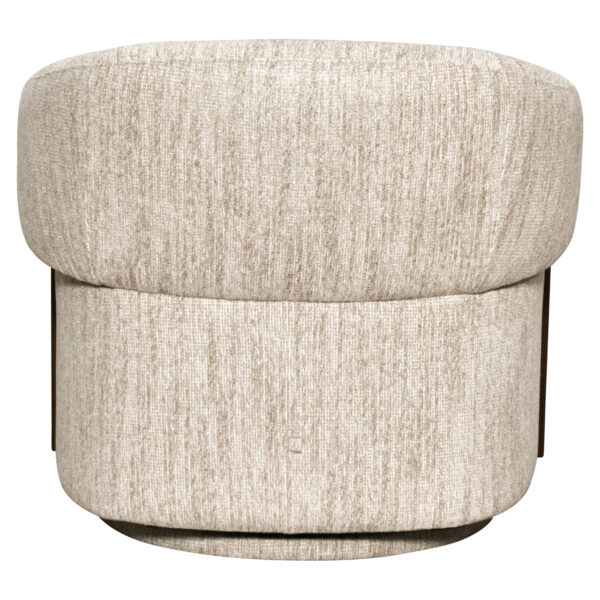 Lounge stoel Marina natural softweave swivel fire retardant