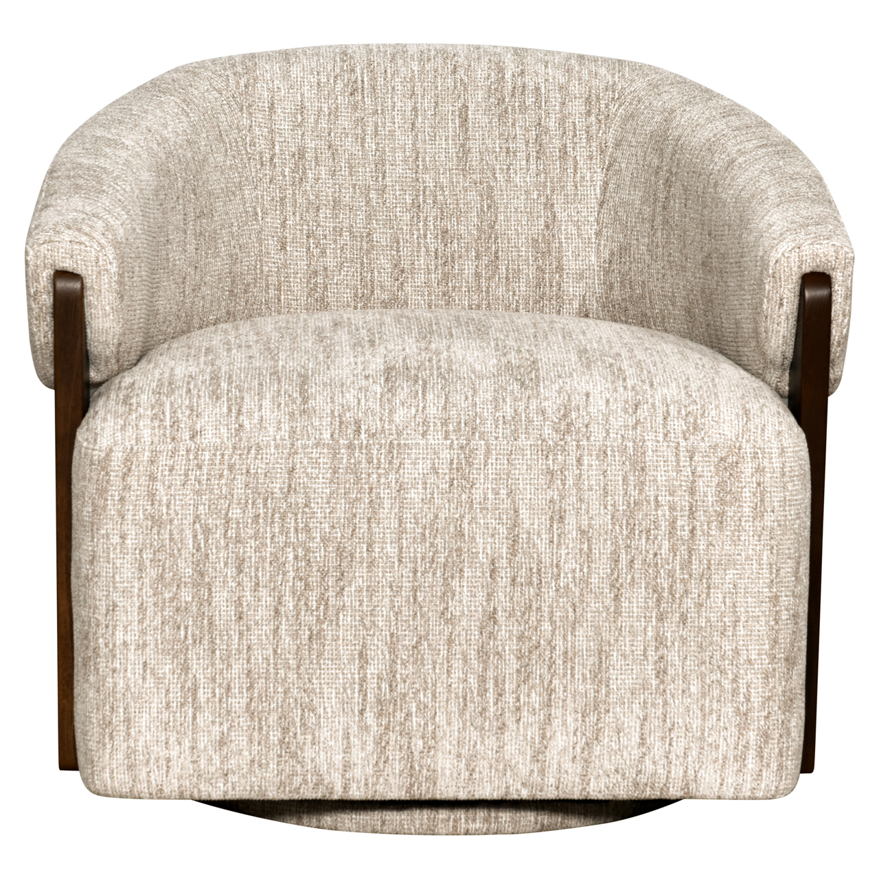 Lounge stoel Marina natural softweave swivel fire retardant - Afbeelding 3