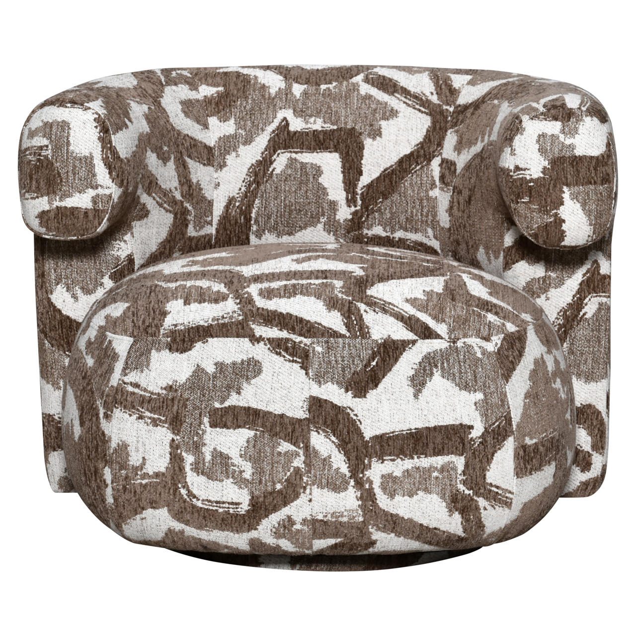 Lounge stoel Talley brown nature swivel - Afbeelding 3