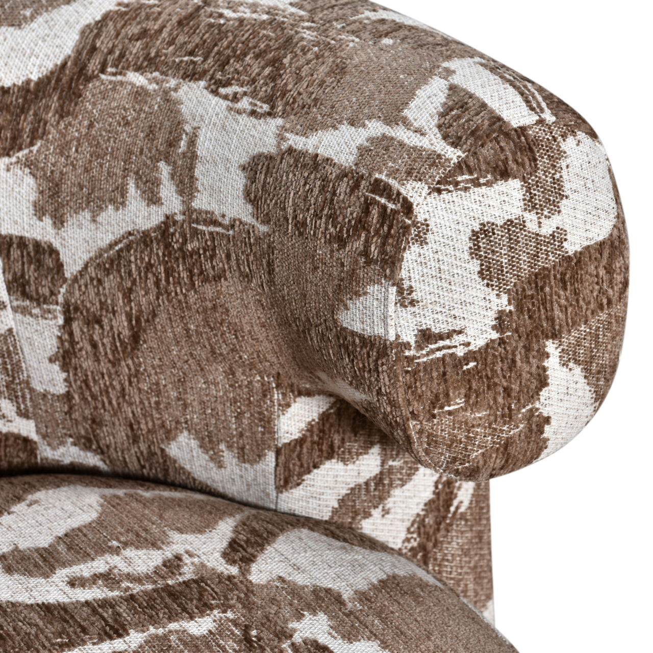 Lounge stoel Talley brown nature swivel - Afbeelding 6