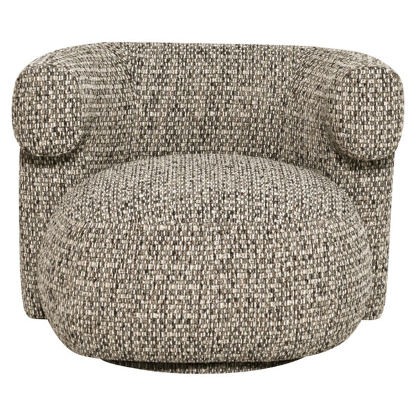 Lounge stoel Talley cobblestone swivel