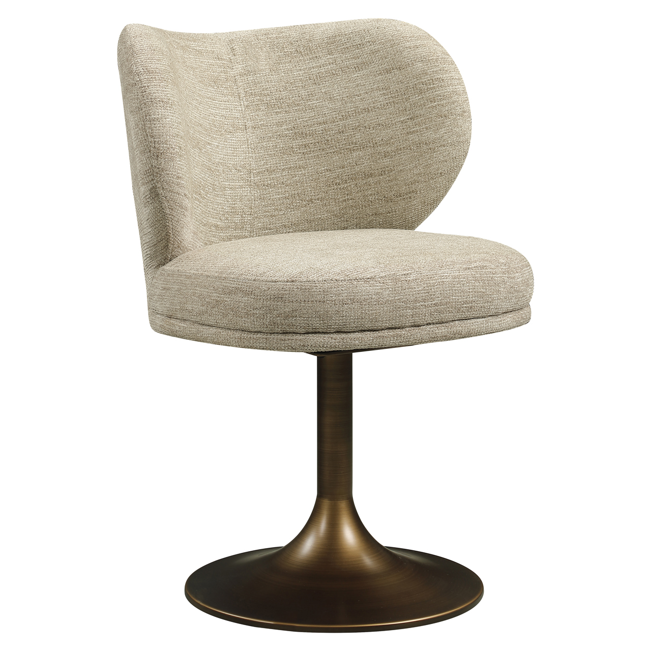 Eetkamerstoel Amely natural softweave swivel - Afbeelding 2