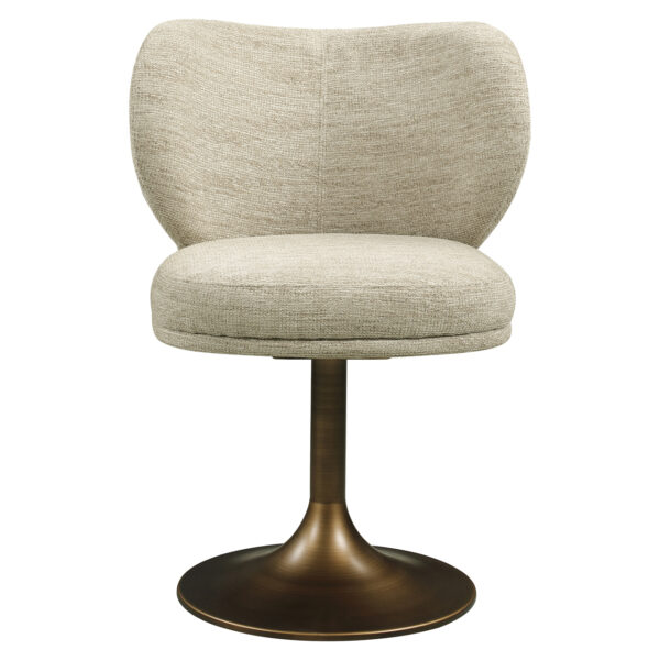 Eetkamerstoel Amely natural softweave swivel