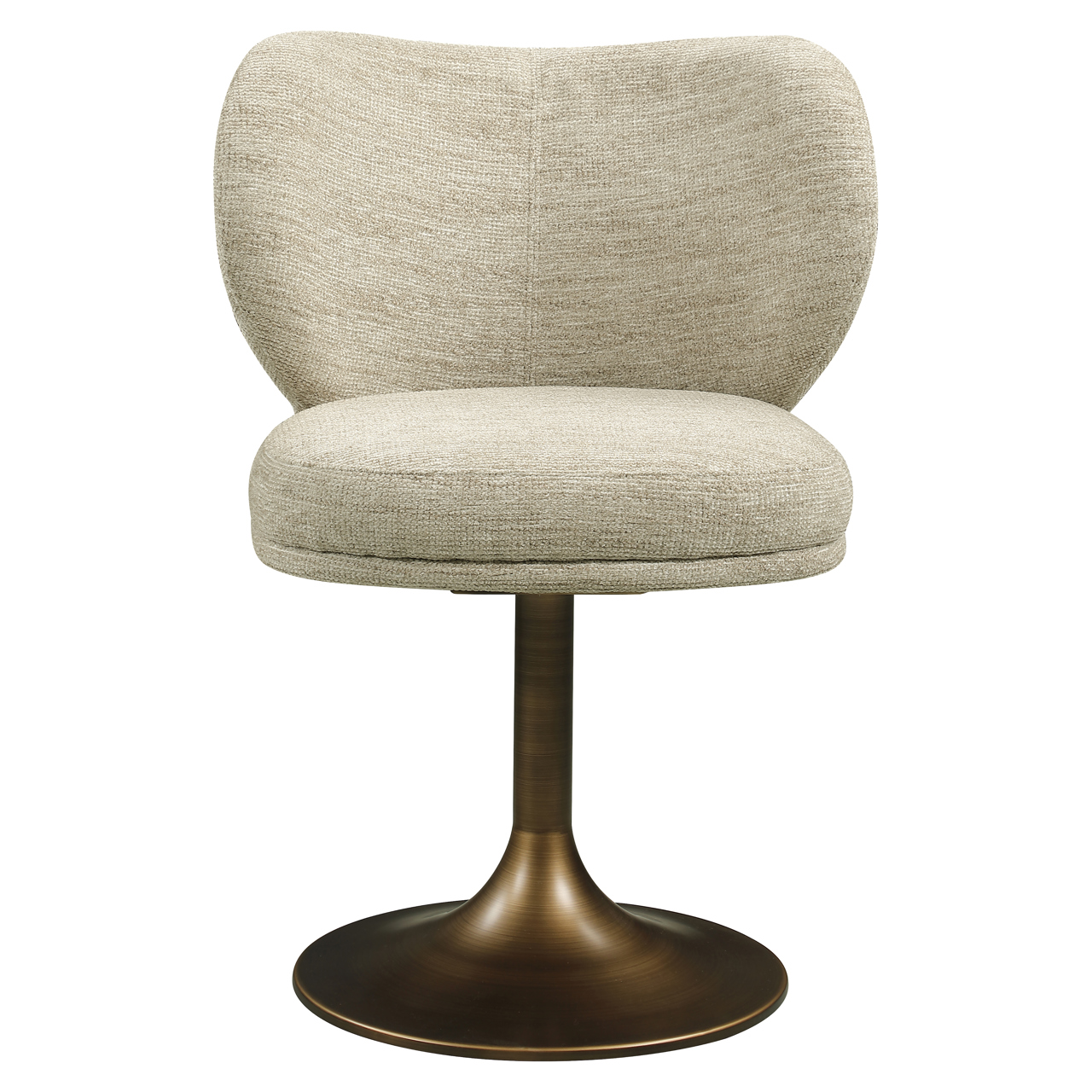 Eetkamerstoel Amely natural softweave swivel - Afbeelding 4
