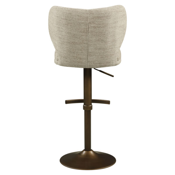Barstoel Amely natural softweave swivel
