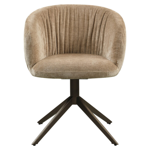 Eetkamerstoel Cassi sand soft swivel