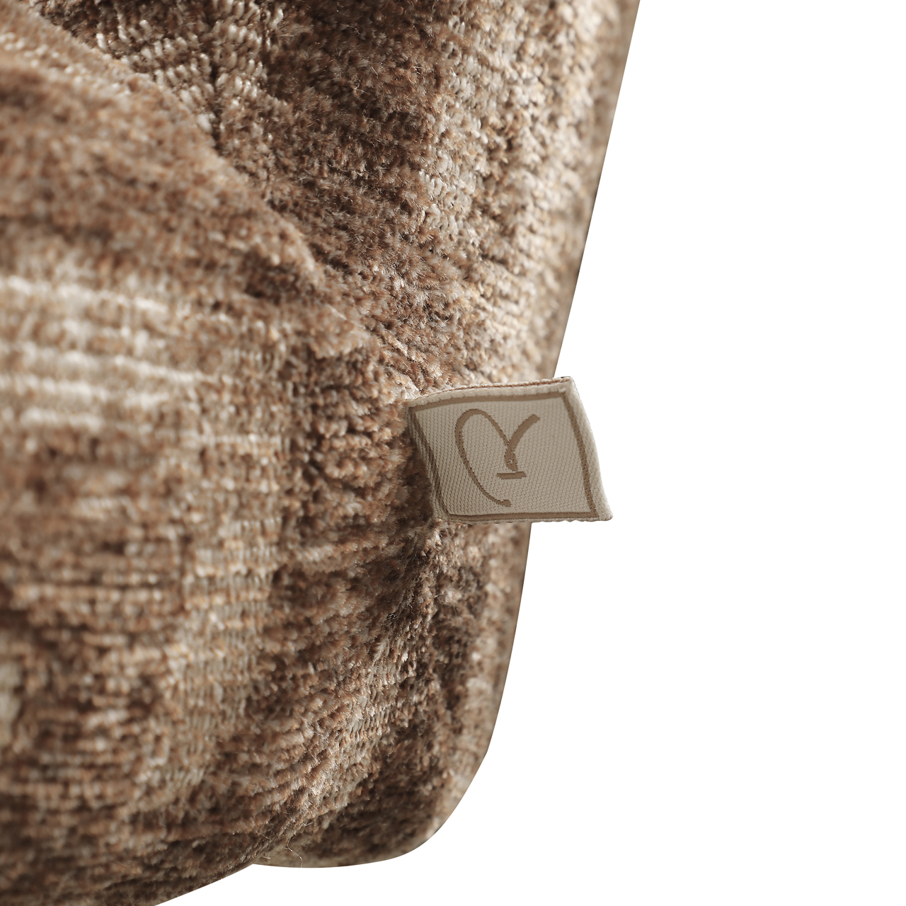 Eetkamerstoel Fiona brown labyrinth swivel - Afbeelding 7