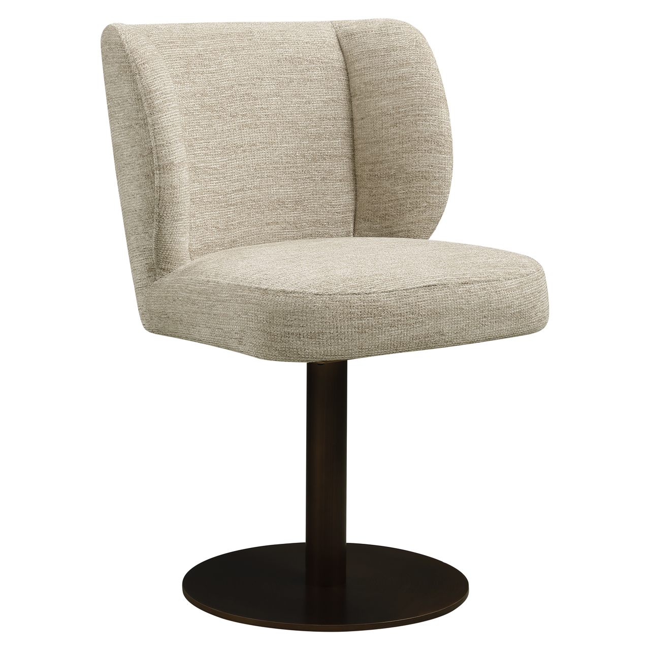 Eetkamerstoel Fiona natural softweave swivel - Afbeelding 2