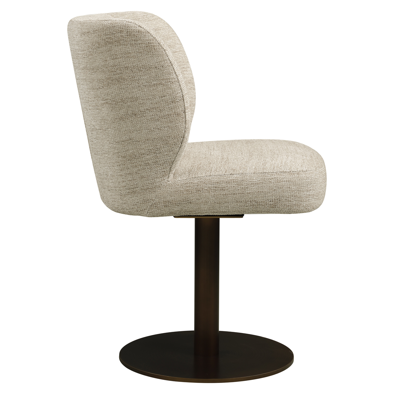 Eetkamerstoel Fiona natural softweave swivel - Afbeelding 4