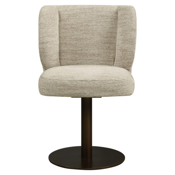 Eetkamerstoel Fiona natural softweave swivel