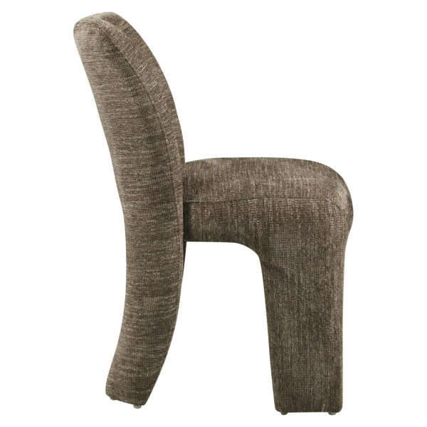 Eetkamerstoel Maya brown softweave (Set of 2)