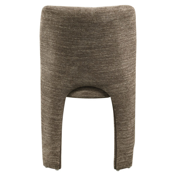 Eetkamerstoel Maya brown softweave (Set of 2)
